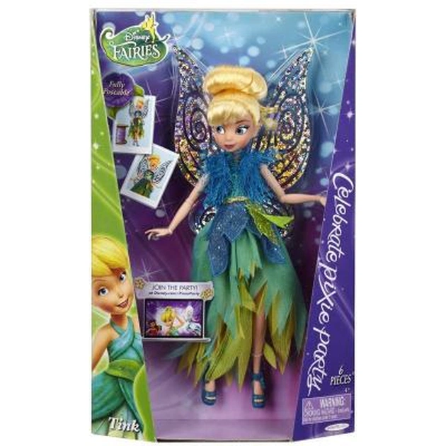 Лялька Disney Fairies Jakks Фея Дзвіночок Вечірка-делюкс (58841) - изображение 1
