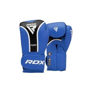 Боксерські рукавички RDX Aura Plus T-17 Blue/Black 14 унцій (BGR-T17UB-14OZ+) зображення 1