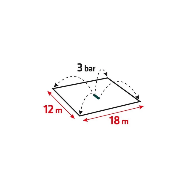 Зрошувач Verto регульований, площа до 336 м2 (15G770) - picture 7