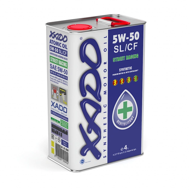 Моторна олива Xado 5W-50 SL/CF 4л (XA 20207) - изображение 1