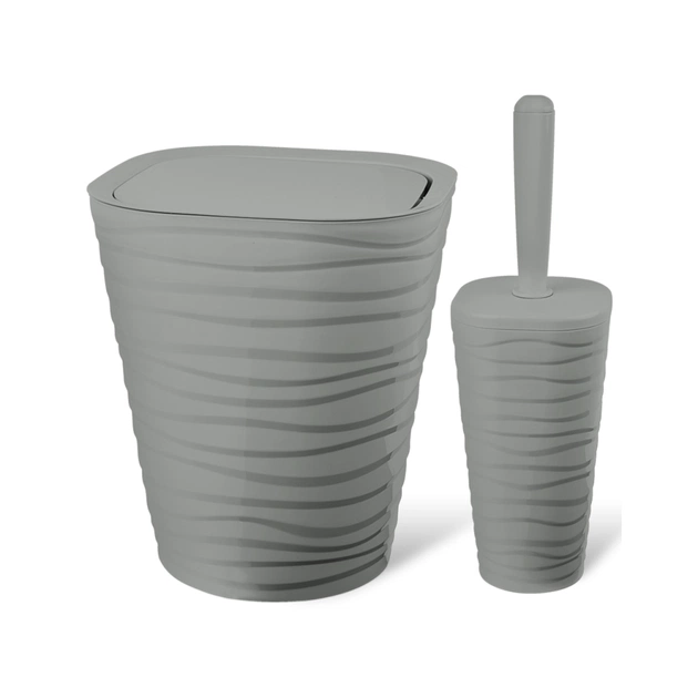 Набір для ванної кімнати Planet Household Welle 2 предмети сірий (6903) - picture 1