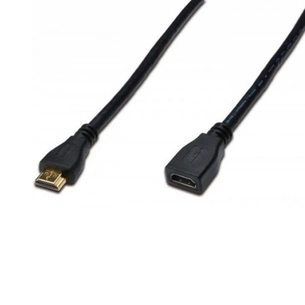 Кабель мультимедійний HDMI to HDMI 5.0m Digitus (AK-330201-050-S) зображення 1