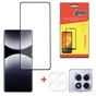 Захисне скло Dengos для Xiaomi Redmi Note 14 Pro 4G/5G Black Full Glue (DG-TGSCP-09) - зменшене зображення 1