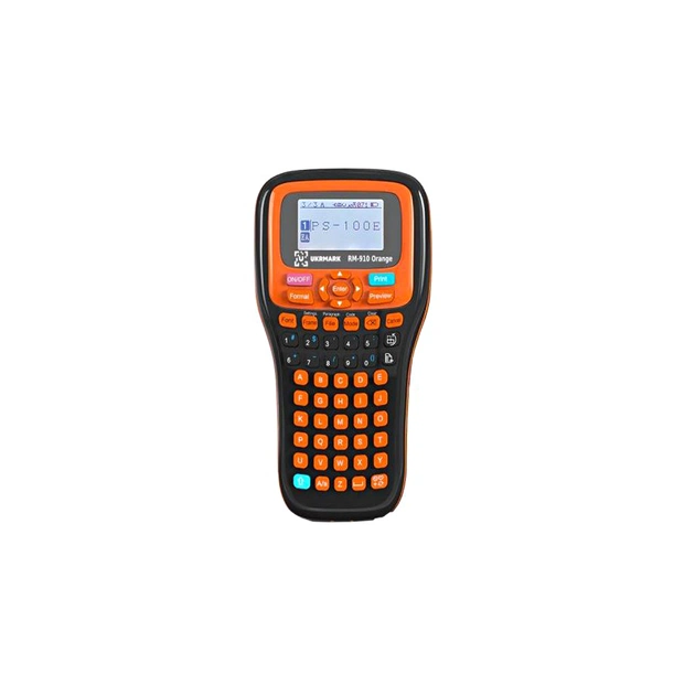 Принтер етикеток UKRMARK RM-910 Orange, сумісний з картриджами Brother TZe (900416) - зображення 1