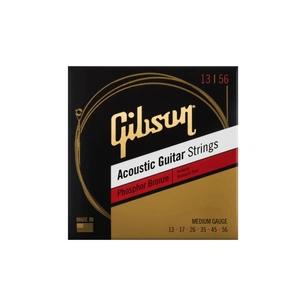Струни для гітари Gibson SAG-PB13 Phosphor Bronze Acoustic Guitar Strings Medium (13-56) (230480) зображення 1