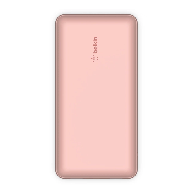 Батарея універсальна Belkin 20000mAh 15W, Dual USB-A, USB-C Rose Gold (BPB012BTRG) - зображення 1