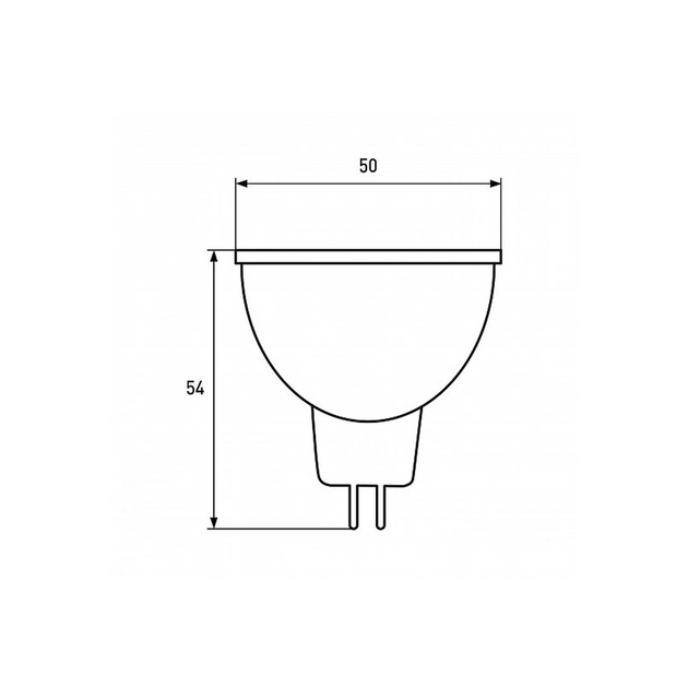 Лампочка Eurolamp LED SMD MR16 11W GU10 4000K 220V (LED-SMD-11104(P)) - picture 4