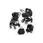 Коляска Peg-Perego 3 в 1 Veloce Black Shine Lounge (PACK-VEL31LG000005) - зменшене зображення 1