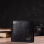Гаманець Canpellini З натуральної шкіри Чорний (21877) - зменшене зображення 8