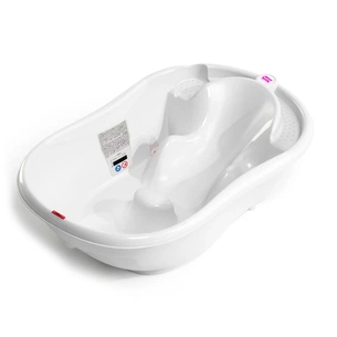 Ванночка Ok Baby з анатомічною гіркою і термодатчиком (білий) (38231600) зображення 1