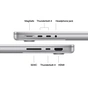 Ноутбук Apple MacBook Pro 14 A3434 M5 Silver (MDE54UA/A) - зменшене зображення 3