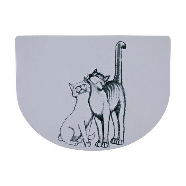 Коврик под миски Trixie Pussy Cat 40x30 см (4011905245409) - изображение 1