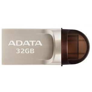USB флеш накопичувач ADATA 32GB UC370 Golden USB 3.1 Type-C (AUC370-32G-RGD) зображення 1