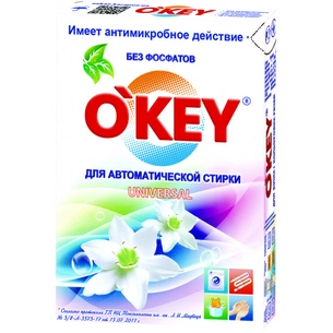 Пральний порошок O'KEY Universal 400 г (4820049380903) зображення 1