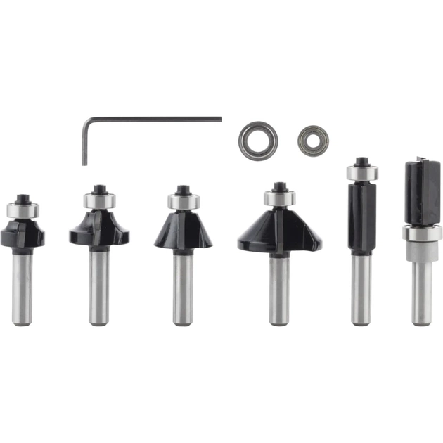 Набір фрез Bosch Professional кромкових фасонних, 8мм, 6шт (2.607.017.469) - picture 3