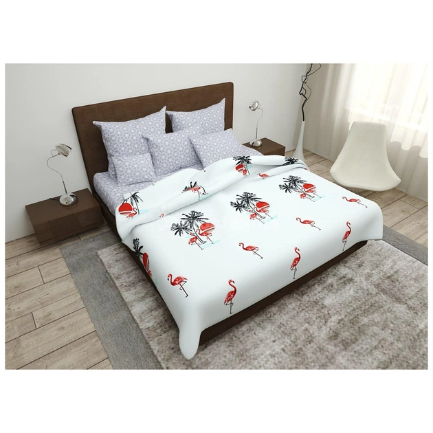 Постільна білизна MirSon Бязь Premium 17-0268 Garland King Size (2200002110396) - зображення 1
