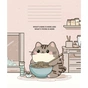 Тетрадь Школярик Genius Cats worlds 12 листов клетка (012-3575K) - уменьшенное изображение 2