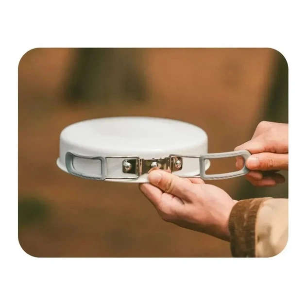 Сковорода туристическая Naturehike CNK2450CF013 17,5 см, алюміній, біла (6927595711026) - изображение 8