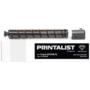 Тонер-картридж Printalist Canon iR-C3320/3325/3330, C-EXV49 Black (Canon-EXV49B-PL) зображення 1