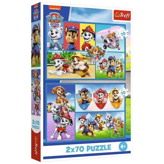 Пазл Trefl Paw Patrol Правила патруля 2x70 (5900511344417) - изображение 1