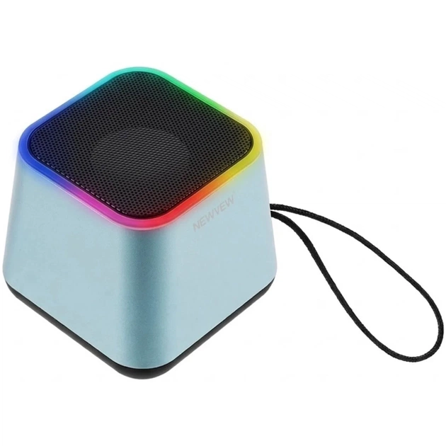 Акустическая система NEWVEW NV-9203 RGB/BT/USB/TF/FM Blue (NWVW-NV-9203-BL) - изображение 1