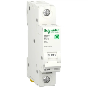 Автоматичний вимикач Schneider Electric RESI9 6kA 1P 20A (R9F02120) зображення 1