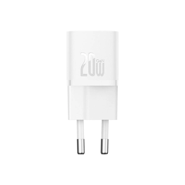 Зарядний пристрій Baseus GaN5 Fast Charger USB-C 20W white (CCGN050102) - picture 3