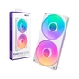 Кулер до корпусу NZXT F240 RGB Core Fan (Single Frame) - White (RF-U24HF-W1) - зменшене зображення 7