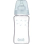 Пляшечка для годування Lovi Diamond Glass Botanic скляна 250 мл Світло-синя (74/205) - зменшене зображення 1