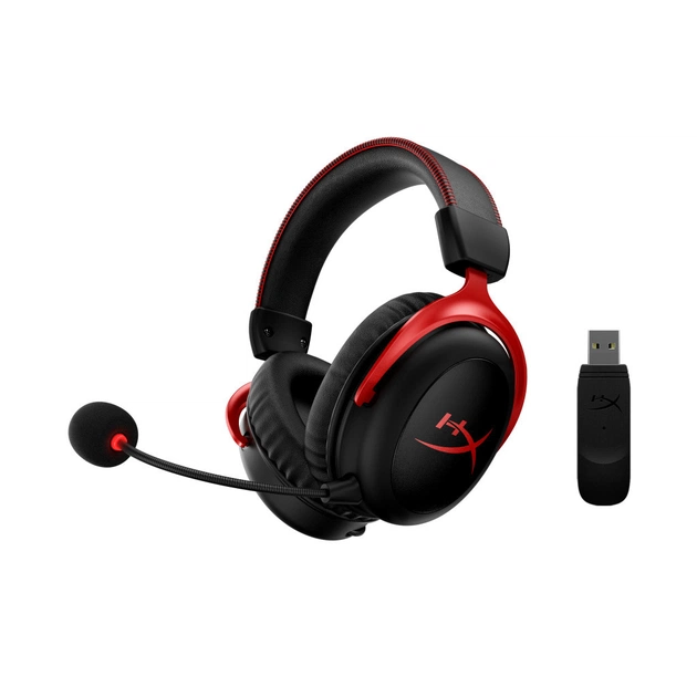 Навушники HyperX Cloud II Wireless Black-red (4P5K4AA) - изображение 1