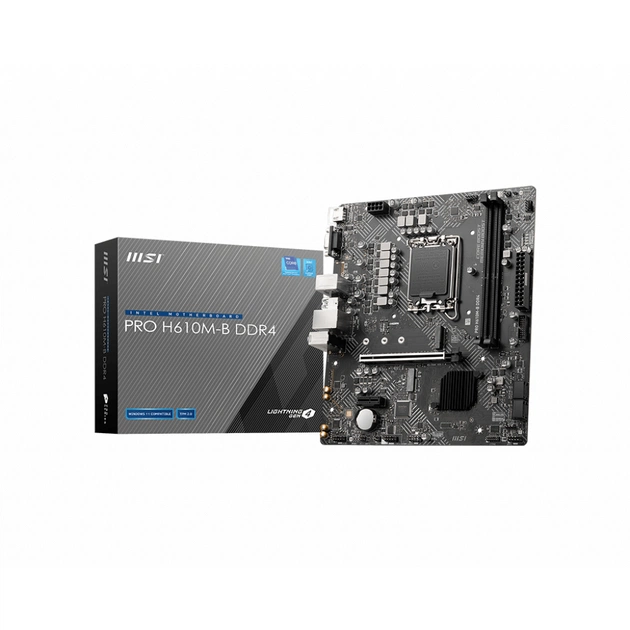 Материнська плата MSI PRO H610M-B DDR4 - зображення 1
