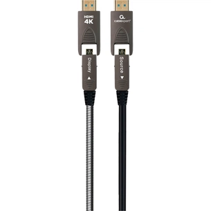 Кабель мультимедійний HDMI to HDMI A/D to A/D 30.0m V.2.0 4K 60Hz Optic (AOC) Cablexpert (CCAP-HDMIDD-AOC-30M) зображення 1