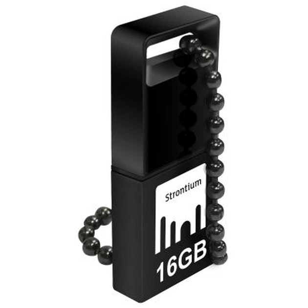 USB флеш накопичувач Strontium Flash 16GB Nitro Silver OTG USB 3.0 (SR16GBBOTG2Z) - зображення 1