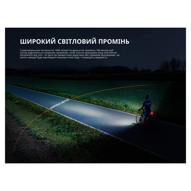Передня велофара Fenix BC22R - зображення 8