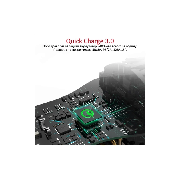 FM модулятор Promate SmarTune 2+ BLUETOOTH 5.0 USB QC 3.0 AUX/SD/USB BLACK (smartune-2+.black) - зображення 5