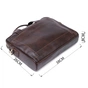 Сумка Vintage Чоловіча шкіряна Коричнева (20679) - зменшене зображення 3