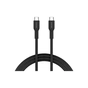 Дата кабель USB-C to USB-C 1.0m OnWire 60CL C-C 60W COLOR Braided 1m Black Canyon (CND-CCAP60AB10B) - уменьшенное изображение 1