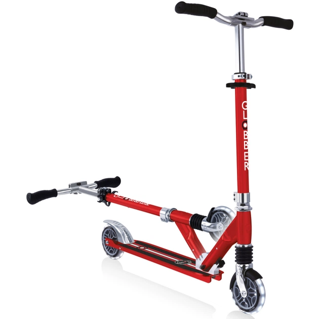 Самокат Globber Flow Element Comfort Lights колеса з підсвічуванням Червоний (727-102) - зображення 6