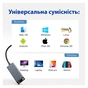 Перехідник USB 3.0 AM to RJ45 Ethernet 1000Mbps Dynamode (DM-AD-GLAN) - уменьшенное изображение 5