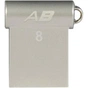 USB флеш накопичувач Patriot 8GB AUTOBAHN ultra-compact Silver USB 2.0 (PSF8GLSABUSB) - зменшене зображення 1