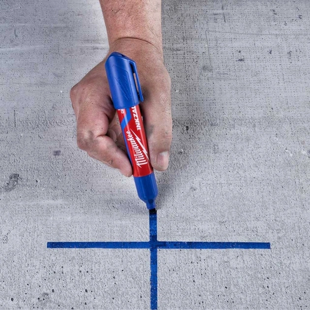 Маркер Milwaukee для будмайданчика INKZALL, великий (L), синій (4932471557) - picture 3