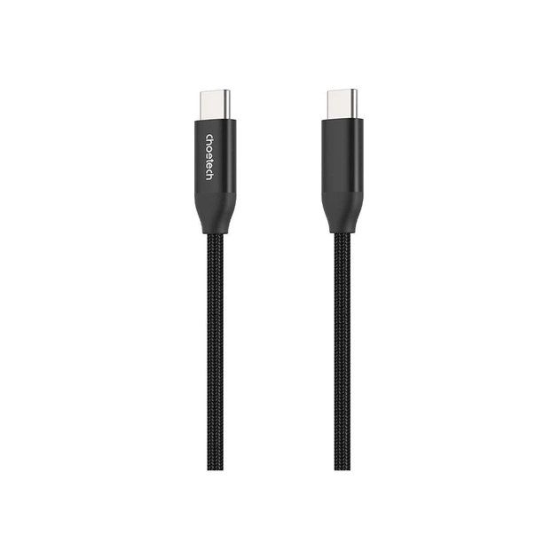 Дата кабель USB-C to USB-C 2.0m USB 3.1 Gen2 240W (50V/5A) Choetech (XCC-1036) - зображення 1