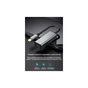 Перехідник USB-C to VGA F USB 3.0 Full HD 1080p 60Hz dark gray Dynamode (DM-AD-USB-C-VGA) - зменшене зображення 3