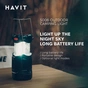 Ліхтар Havit Багатофункціональний для кемпінгу  3W 300Lm (HV-S006) - зменшене зображення 8