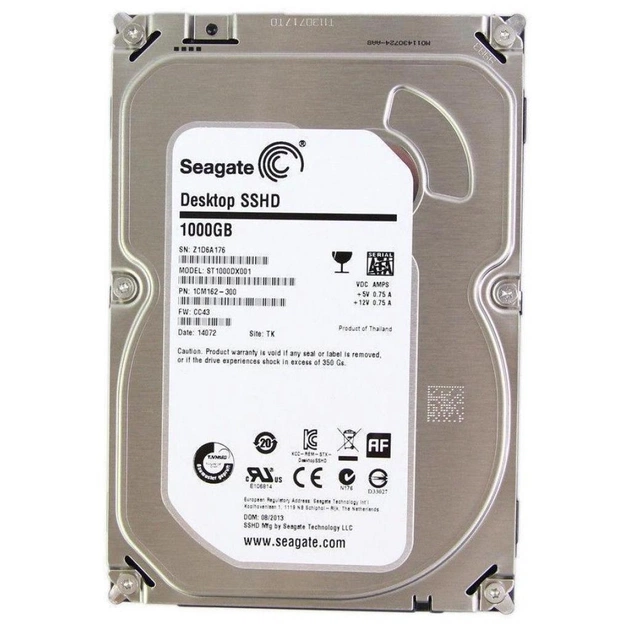 Жорсткий диск 3.5" 1TB Seagate (# ST1000DX001-FR #) - изображение 1
