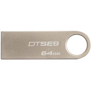 USB флеш накопичувач Kingston 64GB DataTraveler SE9 Silver USB 2.0 (DTSE9G2/64GBZ) зображення 1
