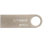 USB флеш накопичувач Kingston 64GB DataTraveler SE9 Silver USB 2.0 (DTSE9G2/64GBZ) - зменшене зображення 1