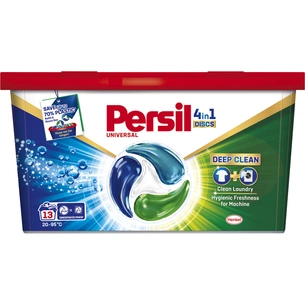 Капсулы для стирки Persil 4in1 Discs Universal Deep Clean 13 шт. (9000101800074) изображение 1