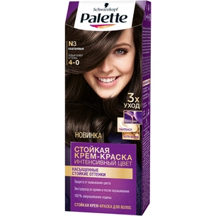 Фарба для волосся Palette 4-0 Каштановий 110 мл (3838905551573) зображення 1
