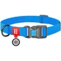 Нашийник для тварин WAUDOG Waterproof з QR паспортом Ш 25 мм Д 34-49 см блакитний (27722) - зменшене зображення 1